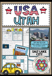 USA – Utah (Fact Sheets, Worksheets and Games)