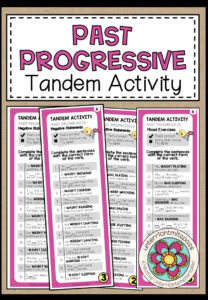 PAST PROGRESSIVE – Tandem Activity