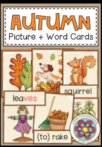 Autumn / Fall – Picture + Word Cards