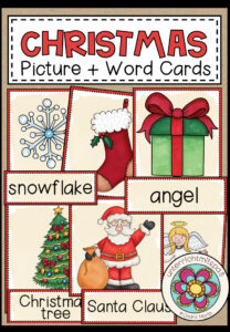 Christmas – Picture + Word Cards