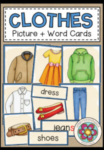 Clothes – Picture + Word Cards