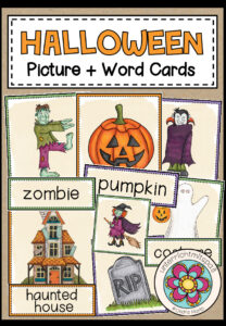 HALLOWEEN – Picture + Word Cards