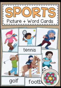 Sports – Picture + Word Cards