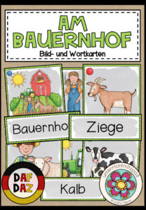 AM BAUERNHOF – Bild- und Wortkarten (DAF/DAZ)