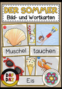 DER SOMMER – Bild- und Wortkarten (DAF/DAZ)