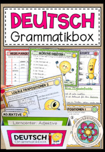 DEUTSCH – Grammatikbox – Lerncenter / Lerntheken (wachsendes Paket)