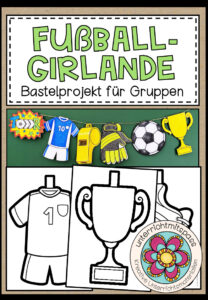 Fußball-Girlande – Bastelprojekt