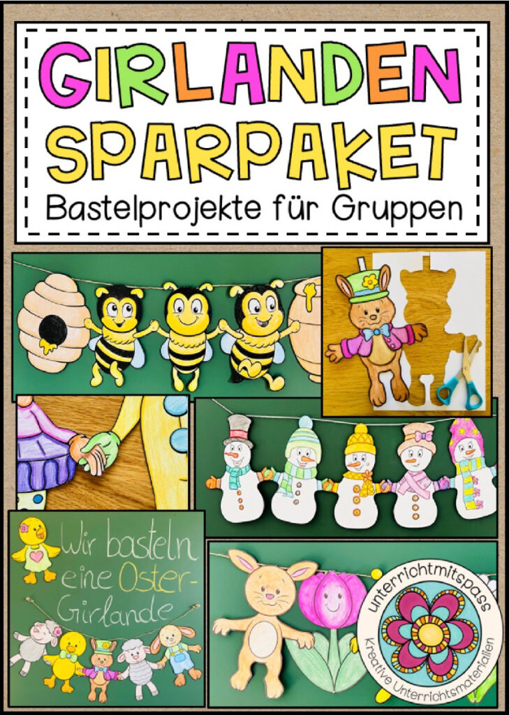 GIRLANDEN zum Selbstbasteln – SPARPAKET (wachsendes Paket)