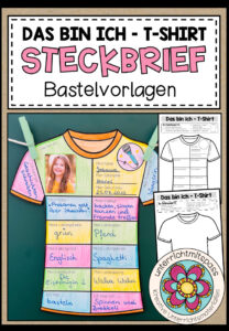 Das bin ich – T-Shirt (Steckbrief)