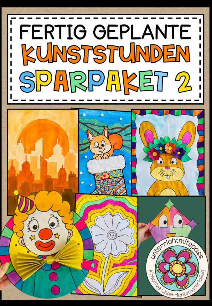 9 fertig geplante Kunststunden – Sparpaket 2 (wachsendes Paket)