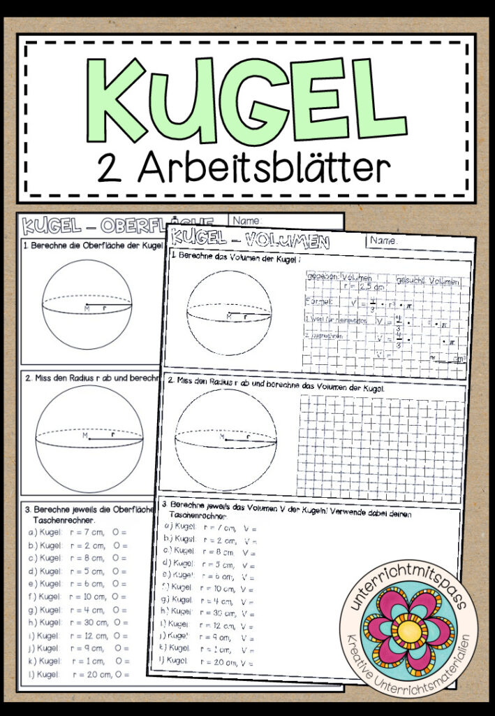 KUGEL – Arbeitsblätter