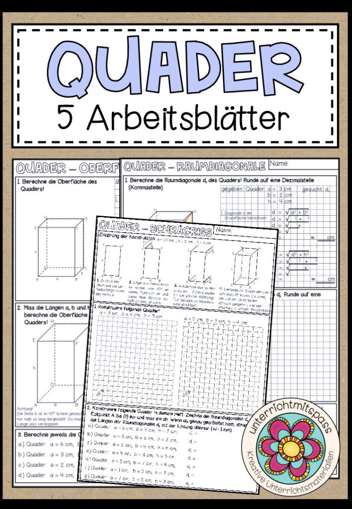 QUADER – Arbeitsblätter