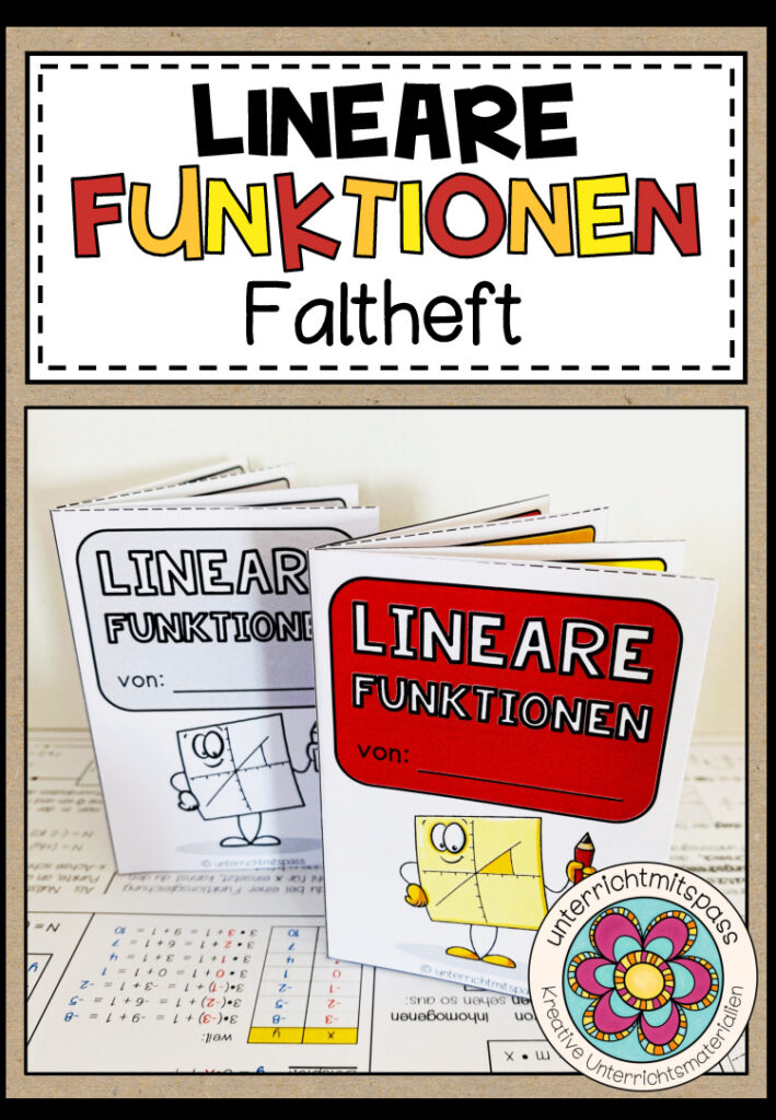 LINEARE FUNKTIONEN – Faltheft (Merkheft)