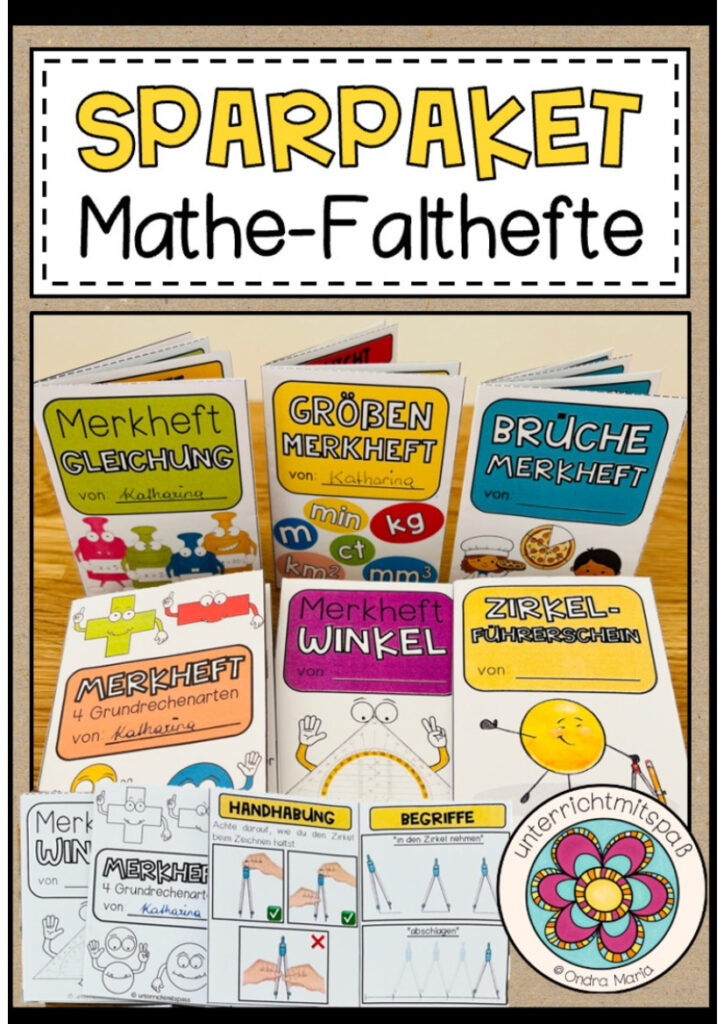 MATHEMATIK FALTHEFTE – SPARPAKET