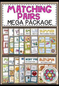 Cover des Pakets „MATCHING PAIRS - Sammlung für den Englischunterricht (wachsendes Paket)“
