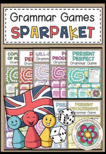 Cover des Pakets „English Grammar Games - Sparpaket (wachsendes Paket)“