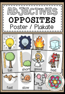 ADJECTIVES (Opposites) – Poster / Plakate