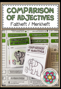 COMPARISON OF ADJECTIVES – Faltheft (Merkheft)