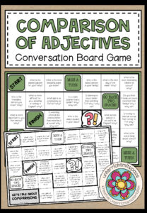 COMPARISON OF ADJECTIVES – Conversation Board Game