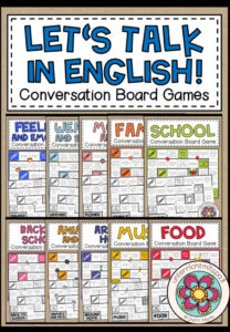 LET’S TALK IN ENGLISH! – Conversation Board Games (wachsendes Paket)