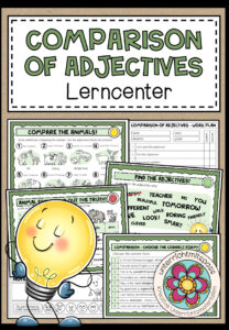 COMPARISON OF ADJECTIVES – Lerncenter/Lerntheke