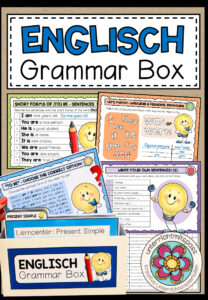 Cover des Pakets „ENGLISCH - Grammar Box - Lerncenter / Lerntheken (wachsendes Paket)“