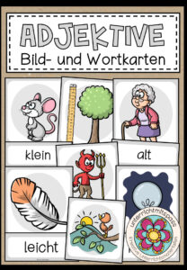 ADJEKTIVE – Bild- und Wortkarten