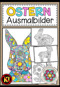 OSTERN – Ausmalbilder (13 Malvorlagen)