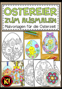 OSTEREIER – Malvorlagen für die Osterzeit