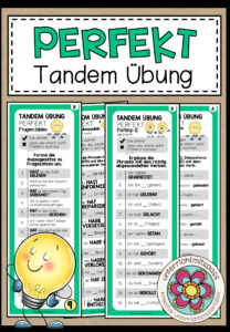Perfekt – Übungen zur 2. Vergangenheit | 12 Tandemübungen Deutsch
