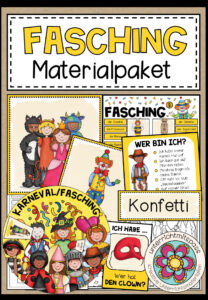 FASCHING / KARNEVAL – Materialpaket (Deutsch)