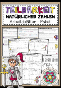 TEILBARKEIT – Arbeitsblätter (Sparpaket)
