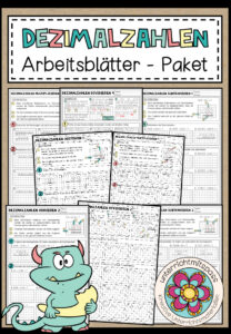 DEZIMALZAHLEN – Arbeitsblätter (Sparpaket)