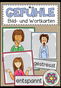 GEFÜHLE – Bild- und Wortkarten