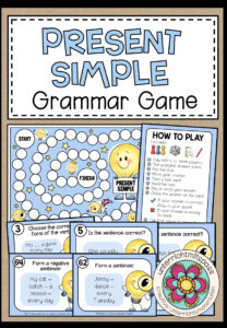 PRESENT SIMPLE – Grammar Game