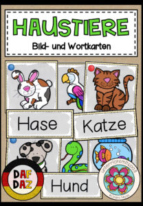 HAUSTIERE – Bild- und Wortkarten (DAF/DAZ)
