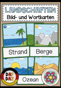 LANDSCHAFTEN – Bild- und Wortkarten (DAF/DAZ)