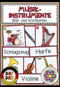 MUSIKINSTRUMENTE – Bild- und Wortkarten (DAF/DAZ)