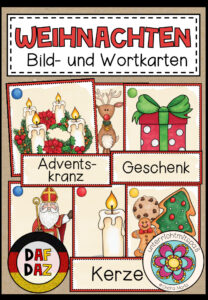 WEIHNACHTEN – Bild- und Wortkarten