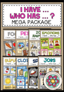 I HAVE … WHO HAS … – MEGA PAKET (wachsendes Paket)