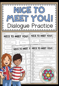 Nice to meet you – Dialogue Practice (English for Beginners) Worksheets