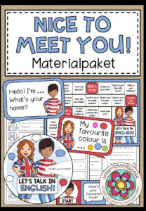 Nice to meet you – Erste Dialoge in Englisch (Materialpaket)