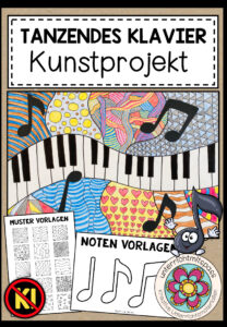 TANZENDES KLAVIER – Kunstprojekt (fertig geplante Kunststunde)