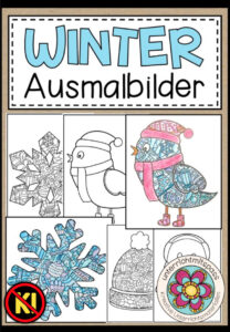 WINTER – Ausmalbilder