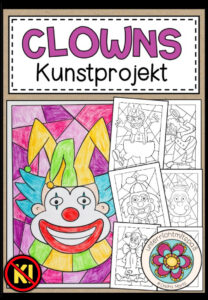 CLOWNS – Kunstprojekt (Karneval / Fasching)