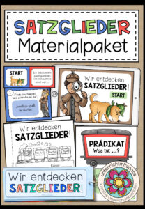 Cover des Pakets „SATZGLIEDER - Materialpaket (3.-5. Schulstufe)“