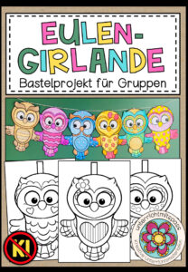 Eulen-Girlande – Bastelprojekt