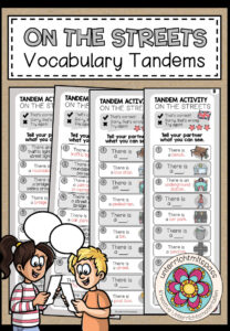 On the streets – Vocabulary Tandems (3-fach differenziert)