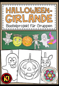 Halloween-Girlande – Bastelprojekt