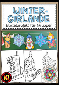 Winter-Girlande – Bastelprojekt